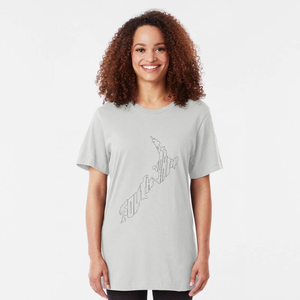 North and South Slim Fit T-Shirt