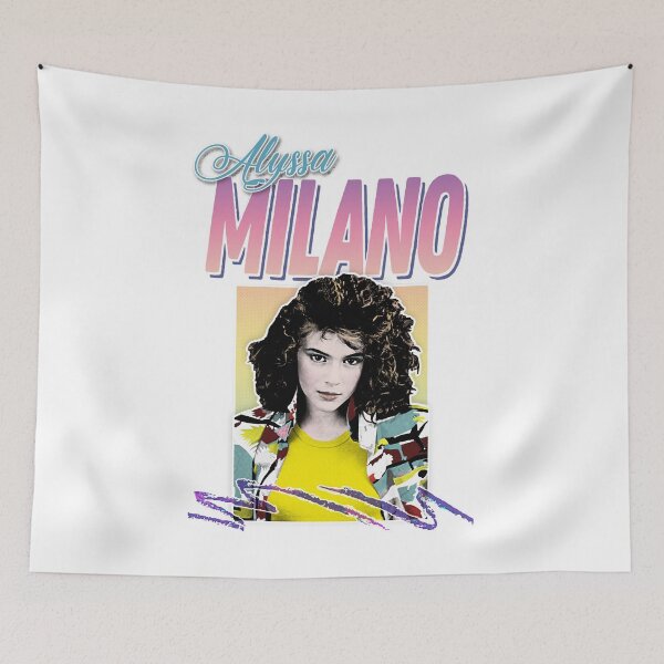 Item preview, For Men Women Alyssa Milano 80S Styled Aesthetic Design designed and sold by RashawnMoore202.