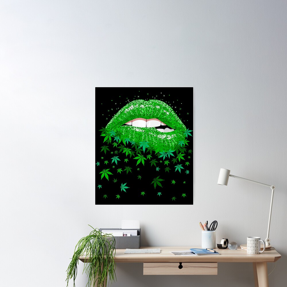 Sexy Lips Cannabis Marijuana Weed Pot Leaf Lover PNG, Lips PNG