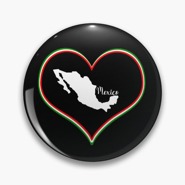 Item preview, Black heart map Mexico designed and sold by Astralia.