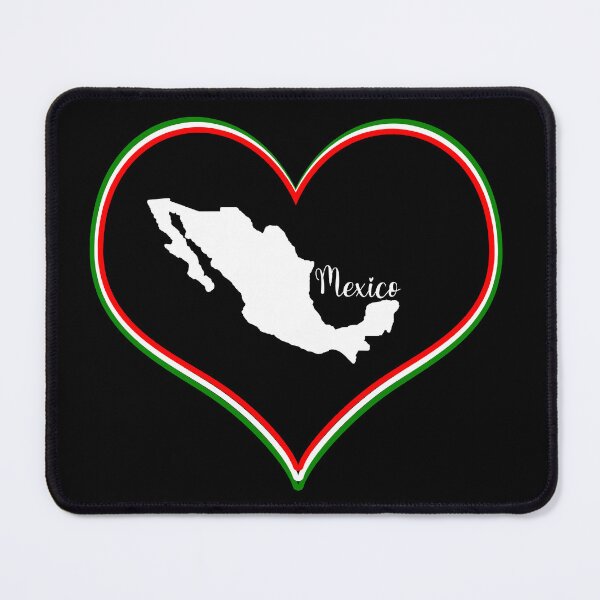 Item preview, Black heart map Mexico designed and sold by Astralia.