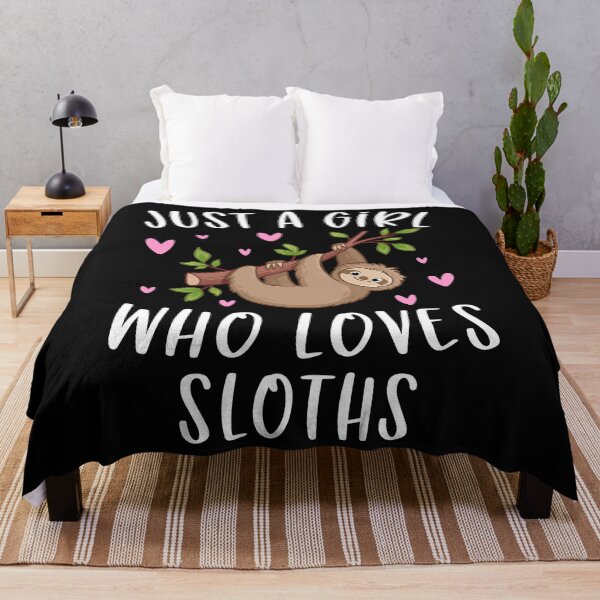 Item preview, Just A Girl Who Loves Sloths designed and sold by fultond.