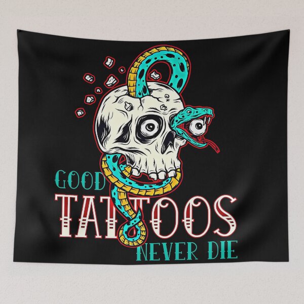 Item preview, Cool Skull Tattoo  designed and sold by Gothic Fantasy.