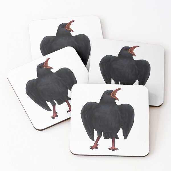 Item preview, Red-Billed Chough designed and sold by Miss-Silver.