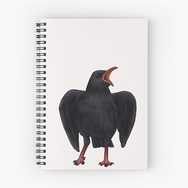 Item preview, Red-Billed Chough designed and sold by Miss-Silver.