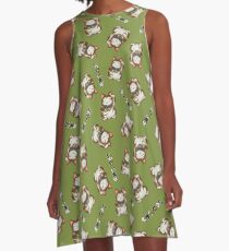 Maneki Neko Mhysa A-Linien Kleid