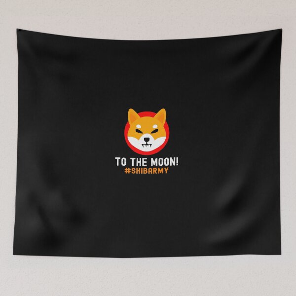 Item preview, To The Moon Hashtag Shibarmy Shiba Inu Coin Cryptocurrency Hoodie designed and sold by DemerathQuartz.