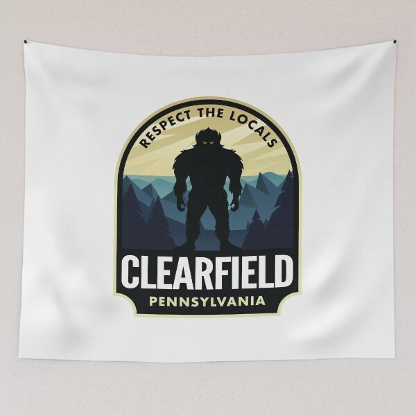 Item preview, Clearfield Pennsylvania Bigfoot Sasquatch designed and sold by HalpinDesign.