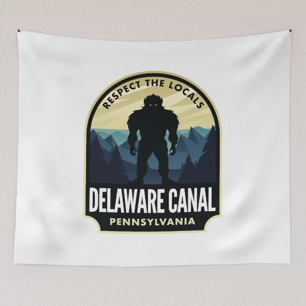 Item preview, Delaware Canal Pennsylvania Bigfoot Sasquatch designed and sold by HalpinDesign.