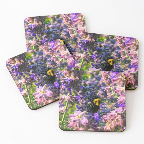Item preview, Bumble Bee and Russian Sage Photograph by Jolene Edwards designed and sold by CurlyClaraBelle.