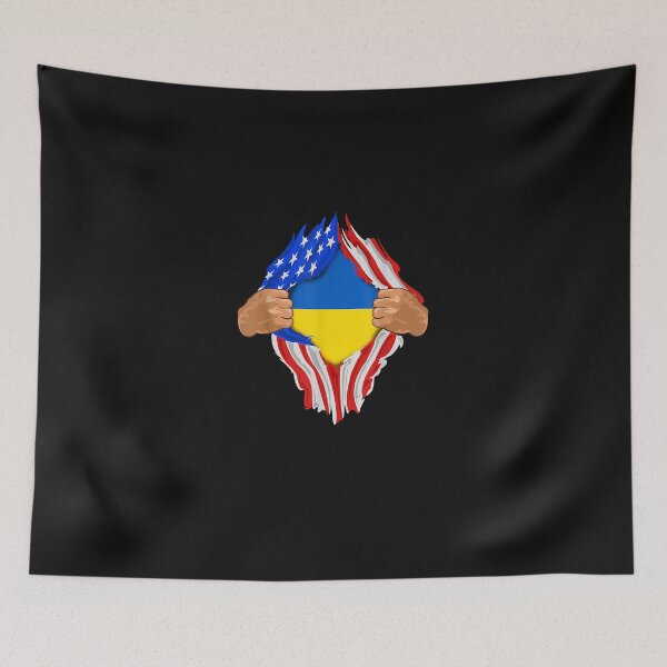 Artikelvorschau, Ukrainian Blood Inside Me Ukraine Flag Gift entworfen und verkauft von melaniedelth.