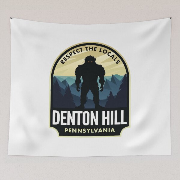 Aperçu de l'œuvre Denton Hill Pennsylvania Bigfoot Sasquatch créée et vendue par HalpinDesign.