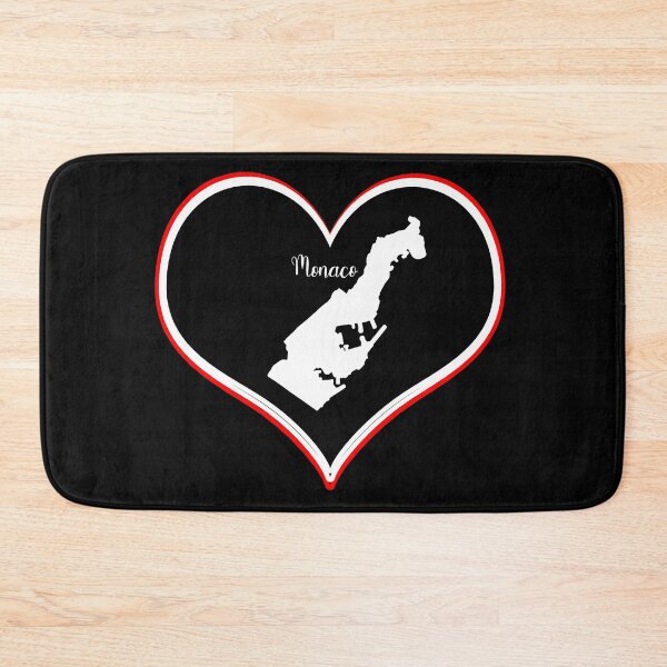 Item preview, Black Heart Map Monaco designed and sold by Astralia.