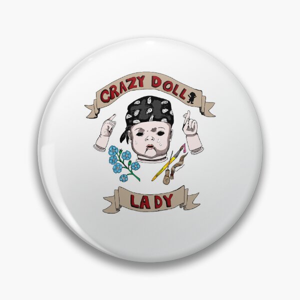 Item preview, Gifts For Men Chenza Crazy Doll Lady Classic designed and sold by RashawnMoore202.