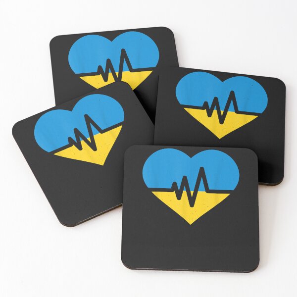 Artikelvorschau, Ukrainian Flag Ukraine HeartBeat Ukrainian Herzschlag entworfen und verkauft von melaniedelth.