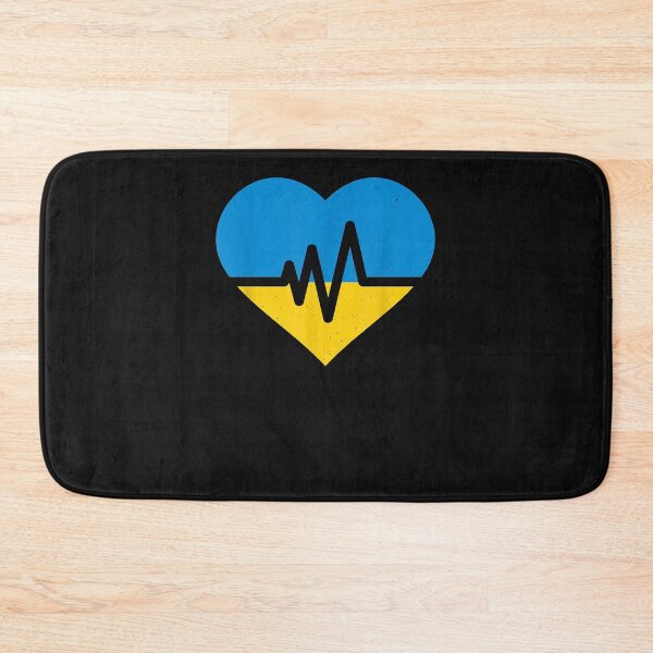 Artikelvorschau, Ukrainian Flag Ukraine HeartBeat Ukrainian Herzschlag entworfen und verkauft von melaniedelth.