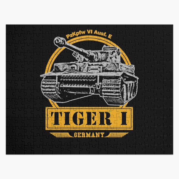 Puzzle Arms Tank Tiger Printed 120 Piece 