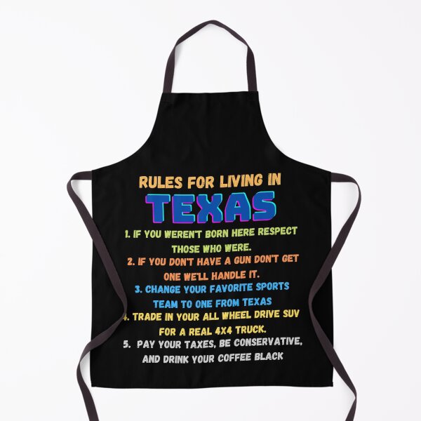 Item preview, Rules for living in Texas designed and sold by Vicente Saenz jr.