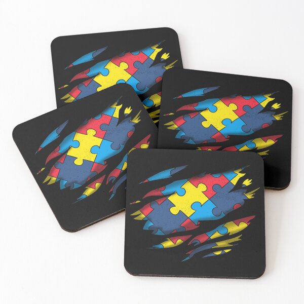 Item preview, Autism Awareness Power Superhero Puzzle Piece designed and sold by Ward Kessler.