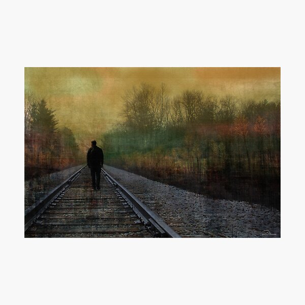 on the road Photographic Print