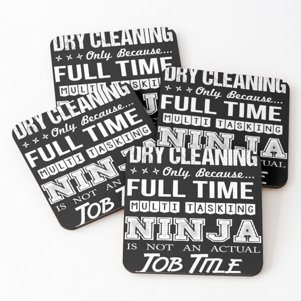 Item preview, Dry Cleaning T Shirt - Multitasking Ninja Job Gift Item Tee designed and sold by miraschroe.