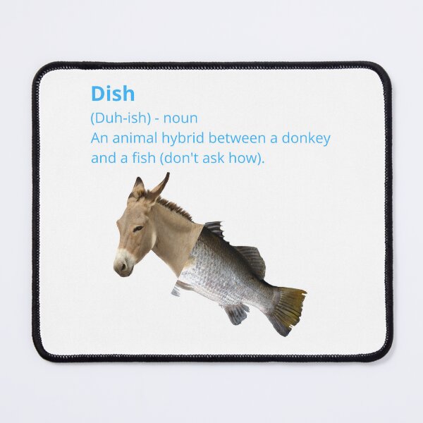 Item preview, Funny donkey fish combined animal hybrid photoshop - Dish designed and sold by Lu &  Partners.