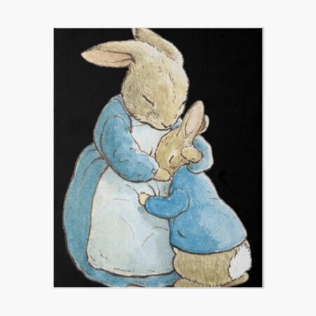 Peter Rabbit and his mother  Photographic Print for Sale by Bundjum