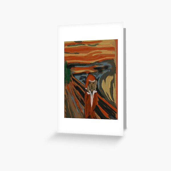 der schrei Greeting Card