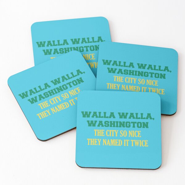 Item preview, WALLA WALLA, WASHINGTON THE CITY SO NICE THEY NAMED IT TWICE designed and sold by DomGDesign.