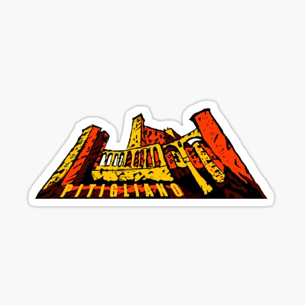 Pitigliano Sticker