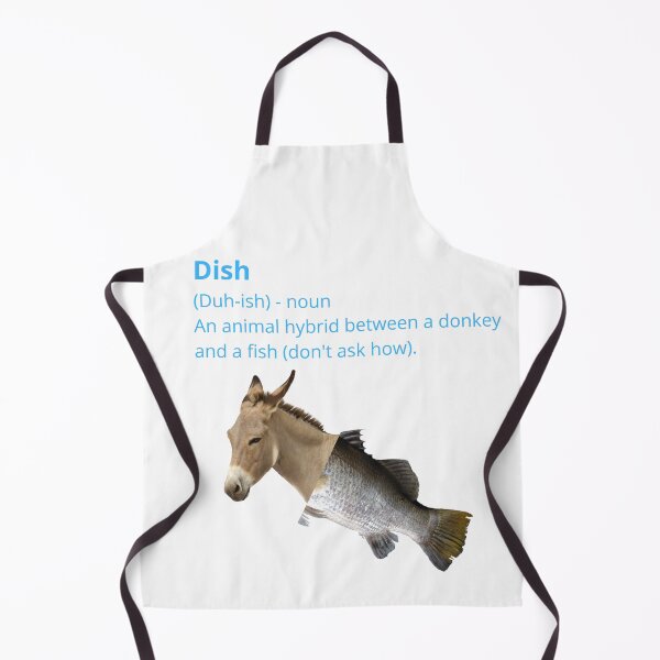 Item preview, Funny donkey fish combined animal hybrid photoshop - Dish designed and sold by Lu &  Partners.