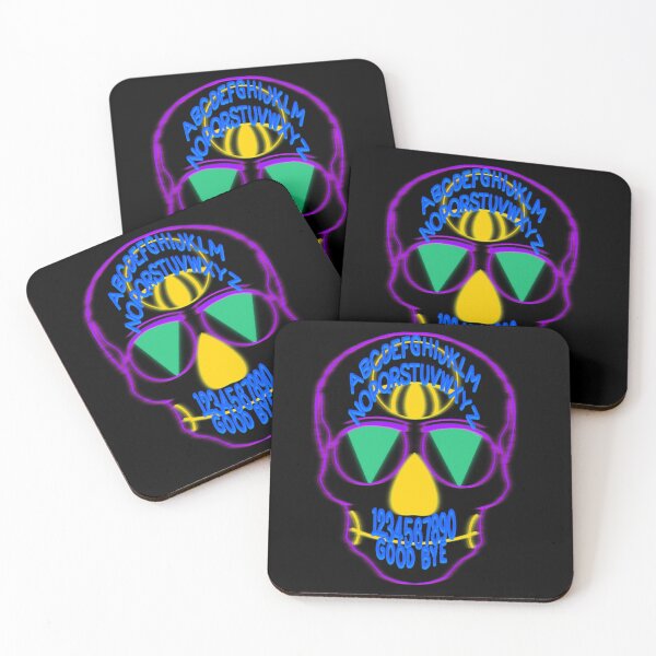 Item preview, Spirit Board Neon Skull designed and sold by eckjon.