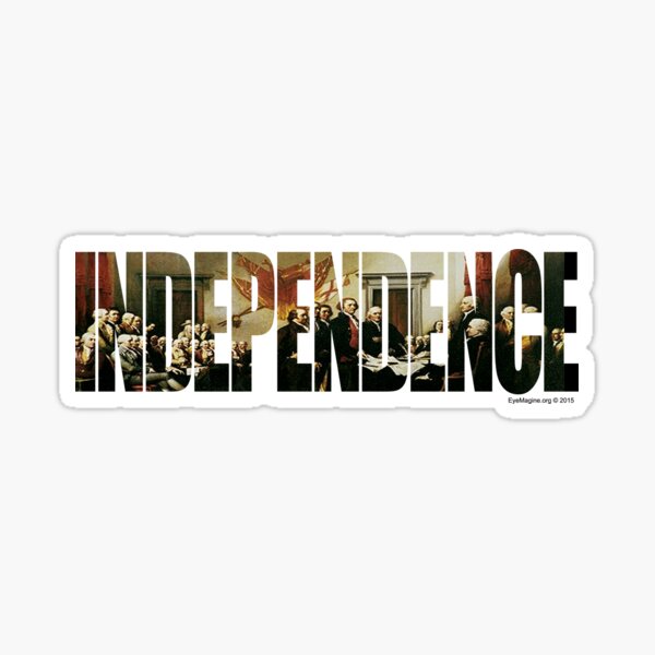 Vista previa del artículo con la obra «Independencia», diseñado y vendido por EyeMagined.