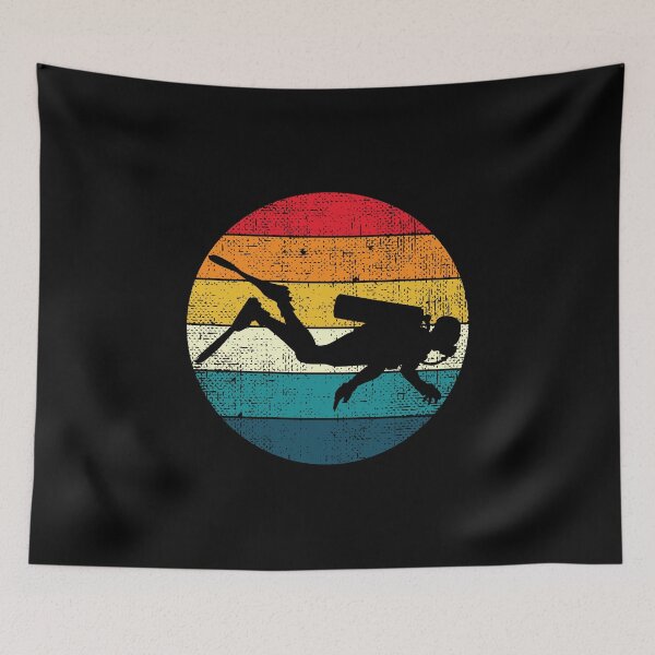 Item preview, Scuba Diving Diver Dive Vintage Retro Style designed and sold by EstelleStar.