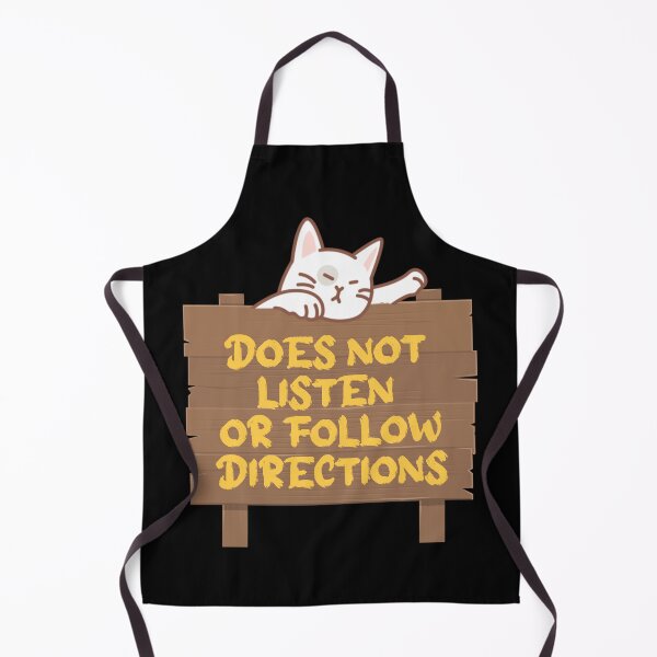 Item preview, does not listen or follow directions designed and sold by daddy-Lee.