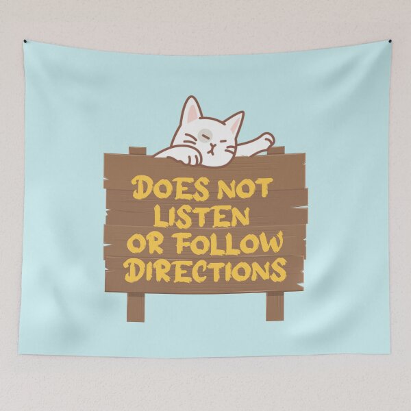 Item preview, does not listen or follow directions designed and sold by daddy-Lee.