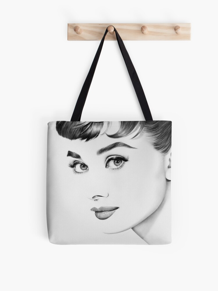 Audrey Hepburn Minimal Portrait Tote Bag for Sale by IleanaHunterArt