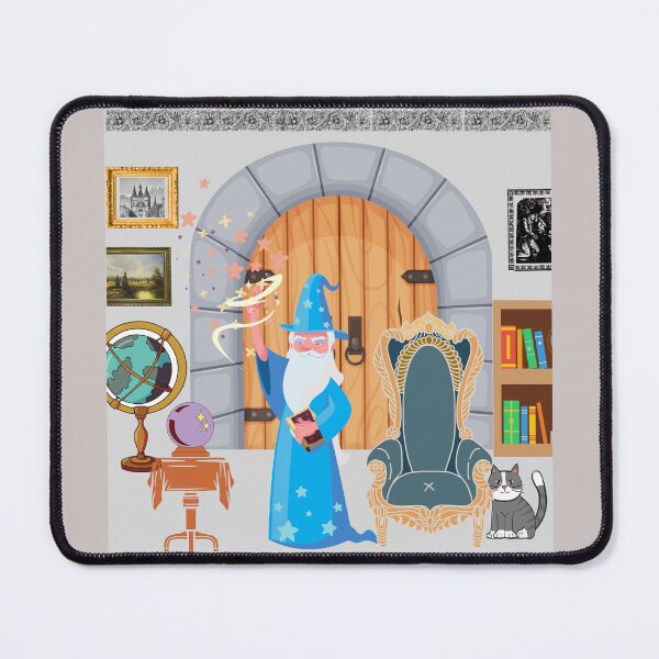 Item preview, Merlins Wizard Castle Library designed and sold by LGMmugsdesign.