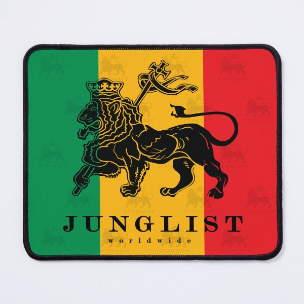 Item preview, Junglist Worldwide Movement ( Lion of Judah 3 Colors ) designed and sold by WULFLAND ARTS.