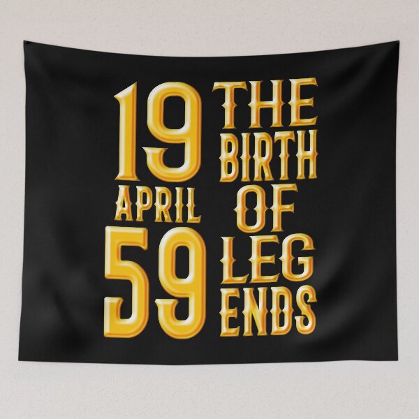 Item preview,  Born in April 1959 - Legends Birthday 1959 designed and sold by Dubbra.