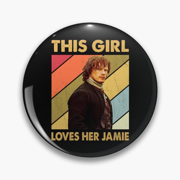Item preview, This Girl Loves Her Jamie Retro Outlander designed and sold by OutlanderVitale.