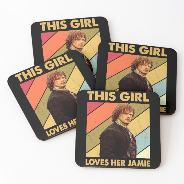 Item preview, This Girl Loves Her Jamie Retro Outlander designed and sold by OutlanderVitale.