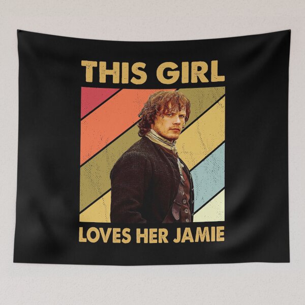 Item preview, This Girl Loves Her Jamie Retro Outlander designed and sold by OutlanderVitale.