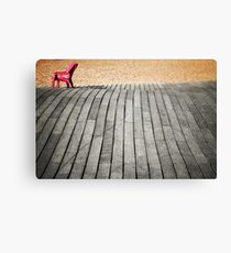 Field of wood Canvas Print