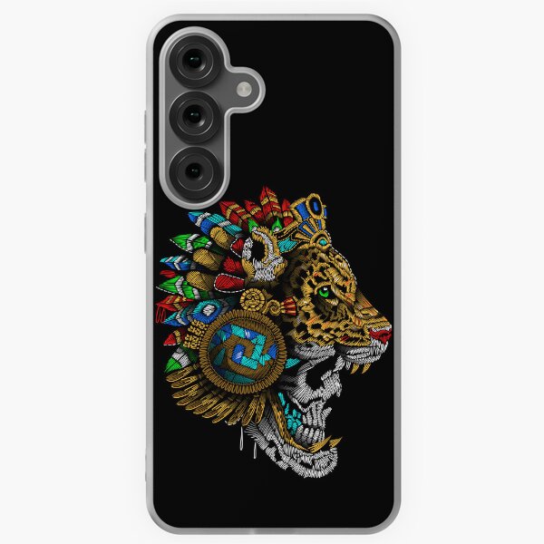 Item preview, jaguar warrior mexico aztec of stitch designed and sold by cat poe.