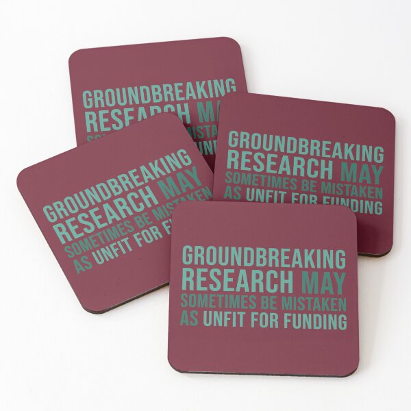 Item preview, Groundbreaking research may sometimes be mistaken as unfit for funding (Green and Crimson) designed and sold by STEMphrases.
