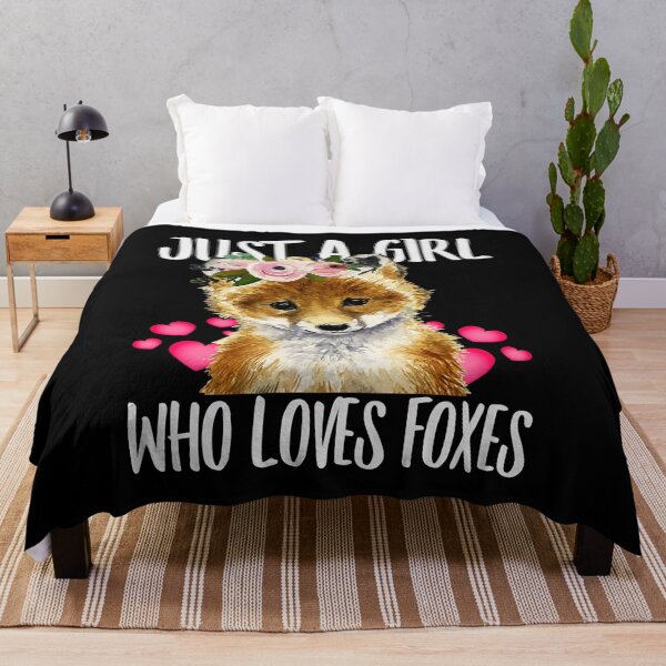 Item preview, Just a Girl Who Loves Foxes designed and sold by PerkinsAarav.