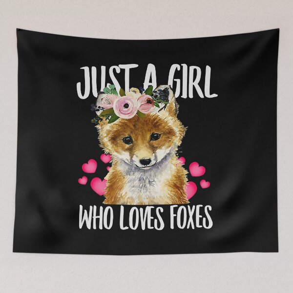 Item preview, Just a Girl Who Loves Foxes designed and sold by PerkinsAarav.