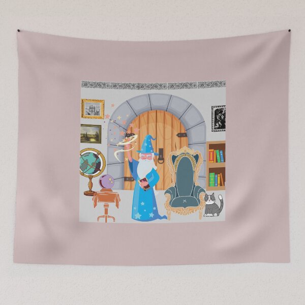 Item preview, Merlins Wizard Castle Library designed and sold by LGMmugsdesign.
