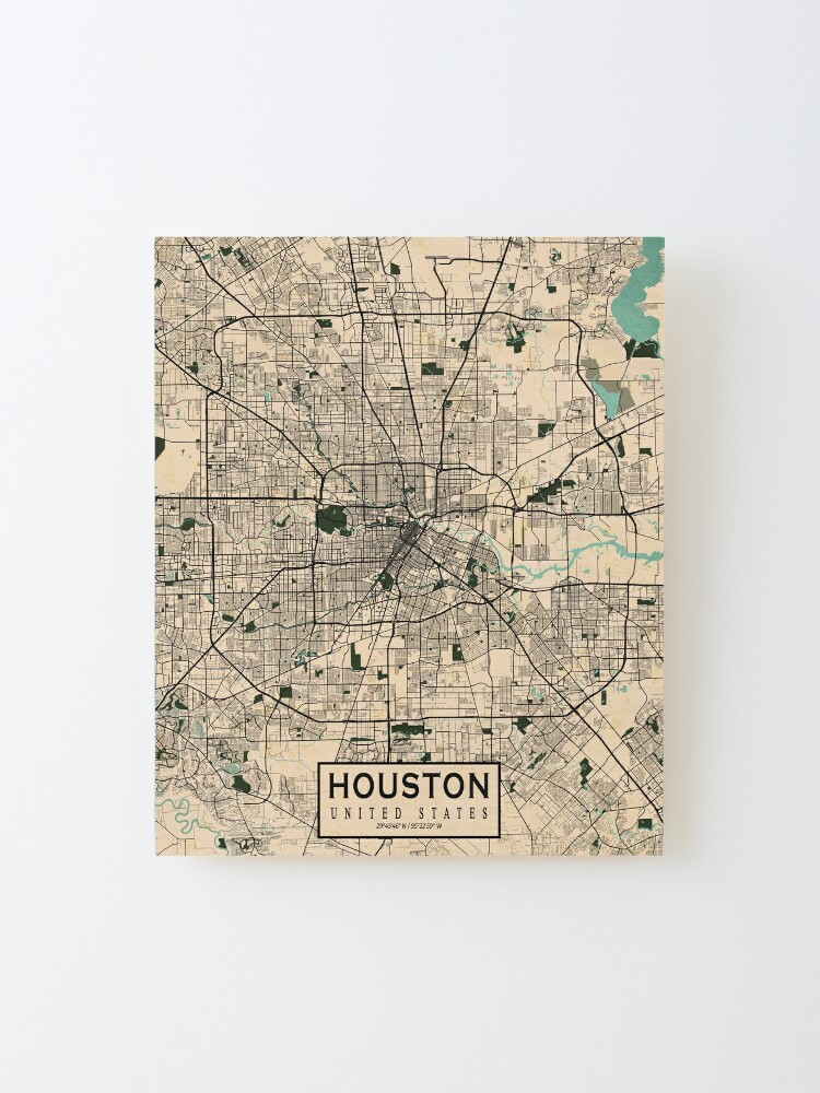 Vintage Houston Baseball Team City Map, American Baseball Shirt - Ink In  Action